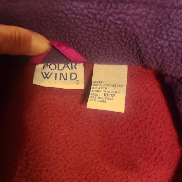 Pink zip up fleece jacket - Picture 4 of 4